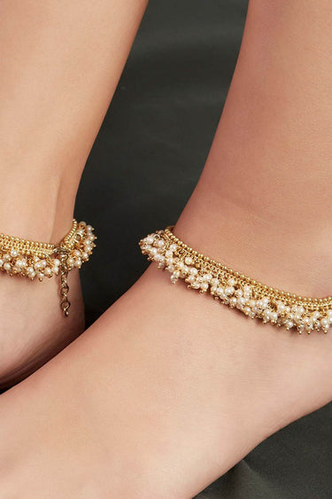 Maharani Pearl Anklet