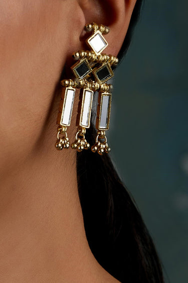 Mirror Gold Mumtaz Earrings