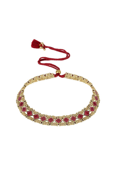 Enamel Mumtaz Choker Necklace