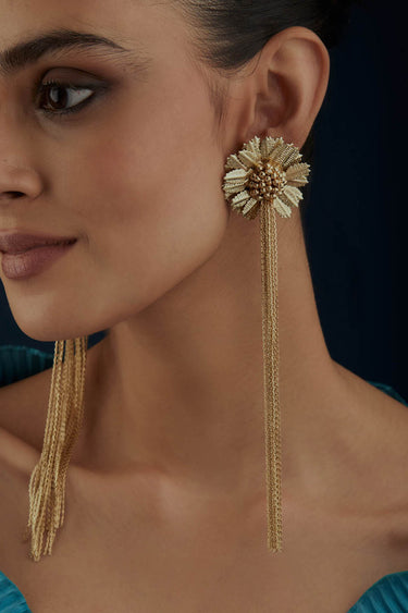 Sunflower Leaves Earrings