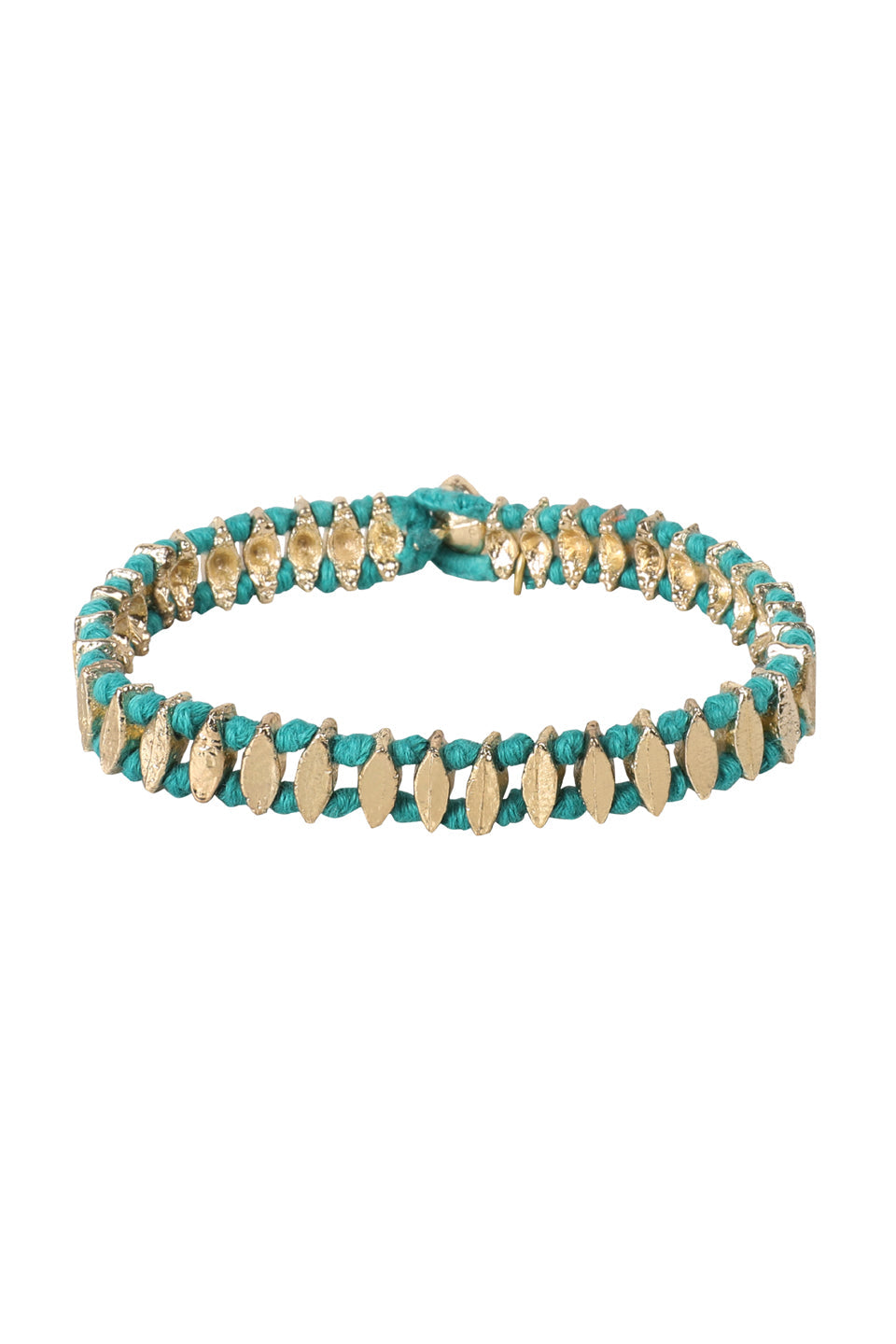 Turquoise Nabila Leaf Stone Bracelet