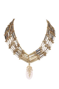 Leaf Stone Qabeela Link Choker