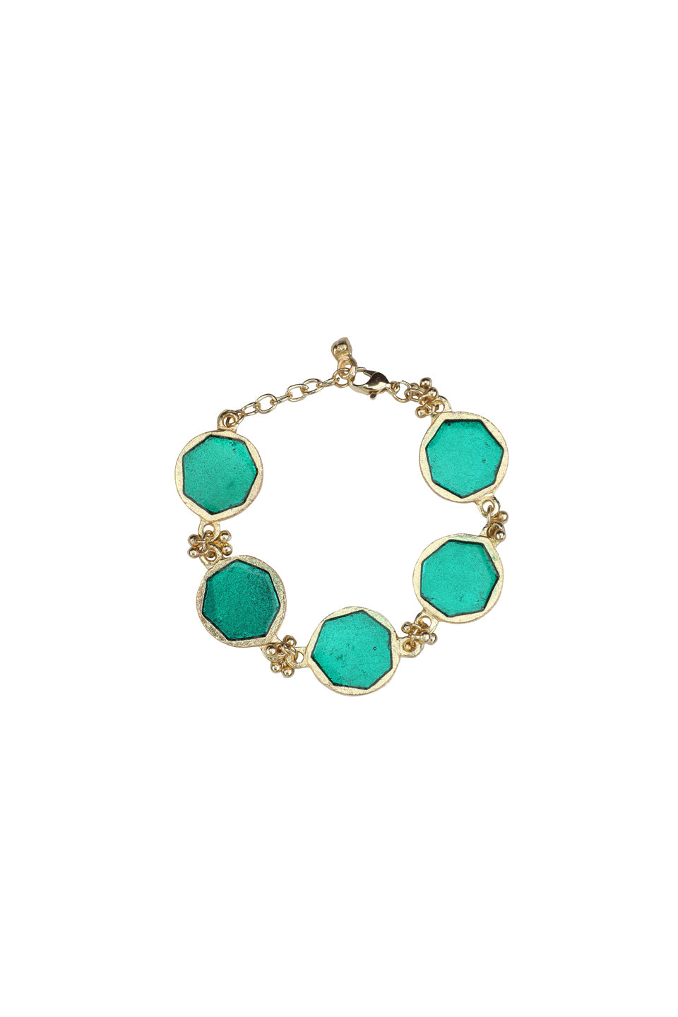 Turquoise Enamel Bracelet