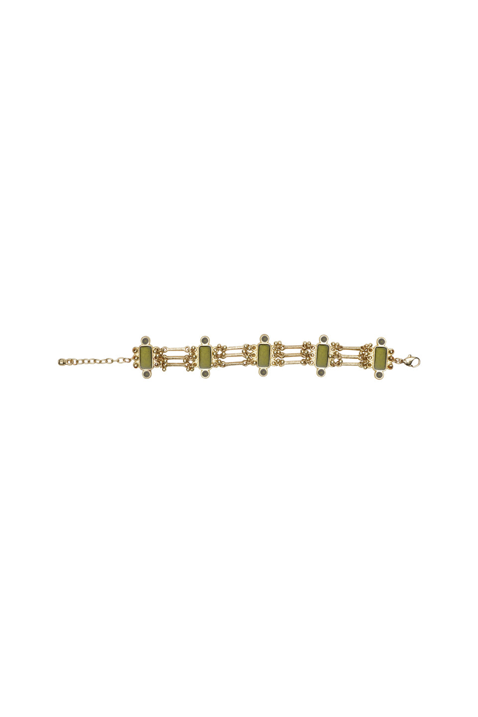 Olive Queen Enamel Bracelet