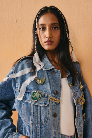 Enamel Falak Hair Clip