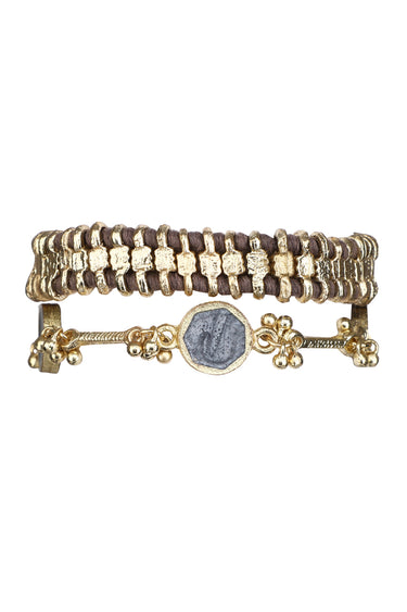 Round Enamel Falak Bracelet