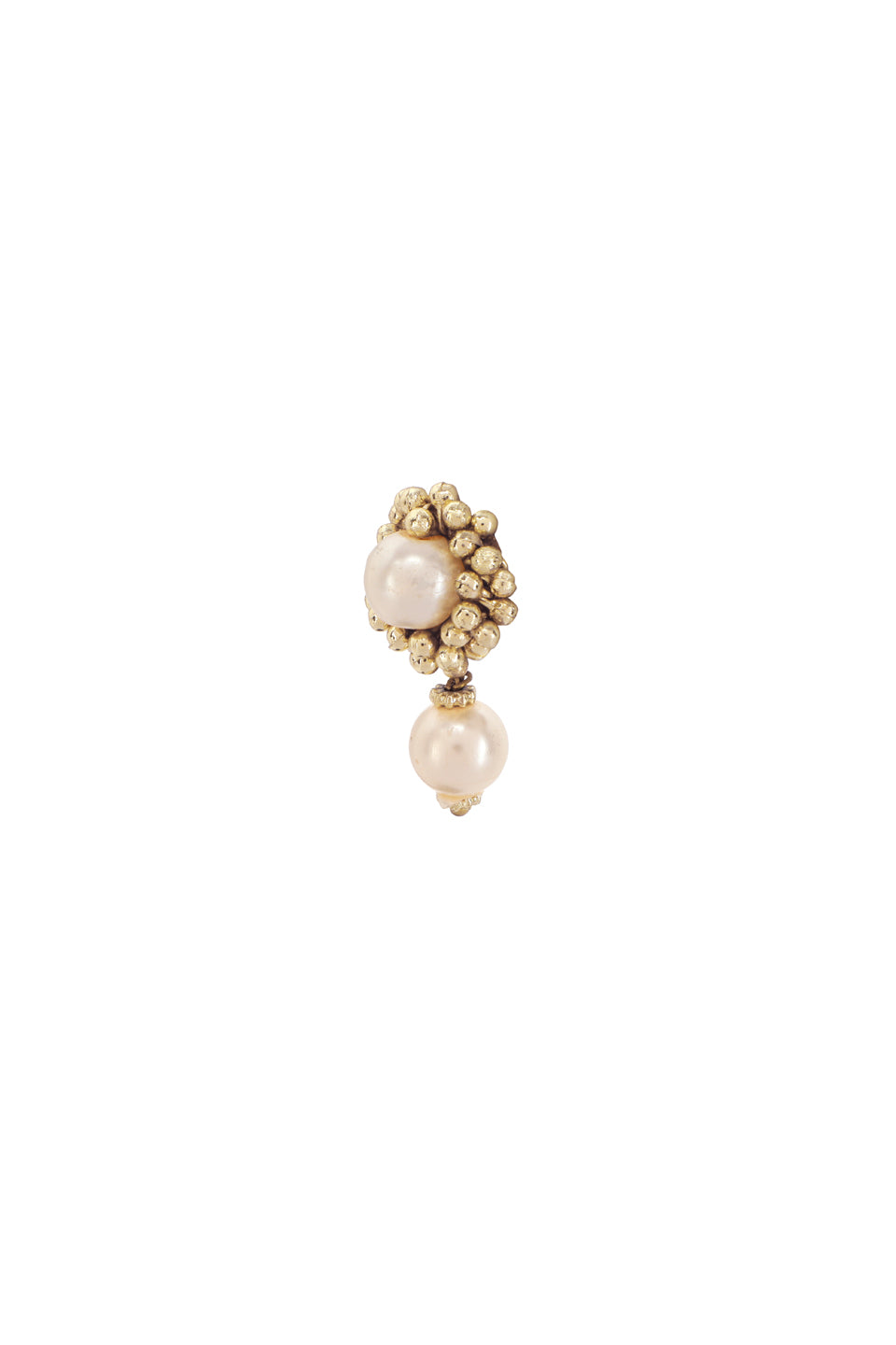 Pearl Bead Sun Earrings