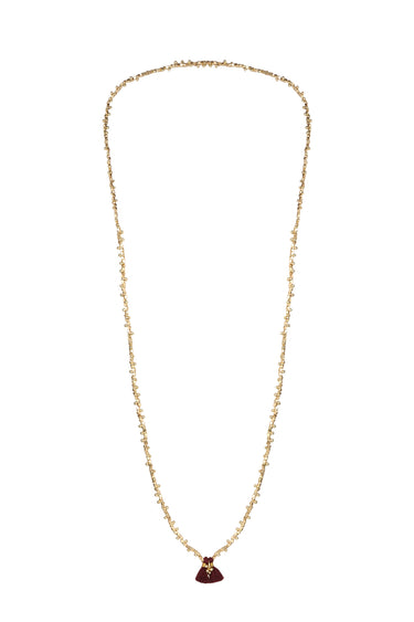 Gold Beaded Long Neckstring