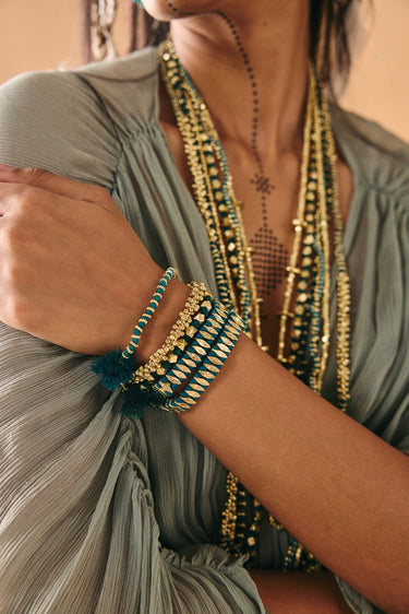 Nabila Double Wrap Bracelet
