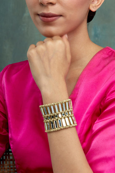 Mirror Gold Falak Naaz Bracelet