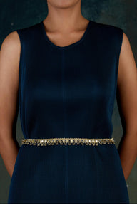 Mirror Gold Falak Spike Belt