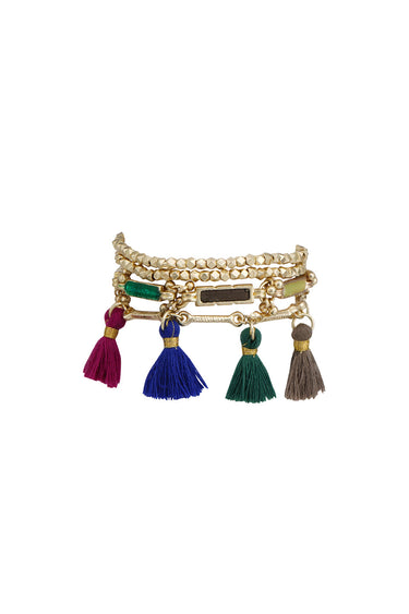 Layla Flamingo Multi Layer Bracelet