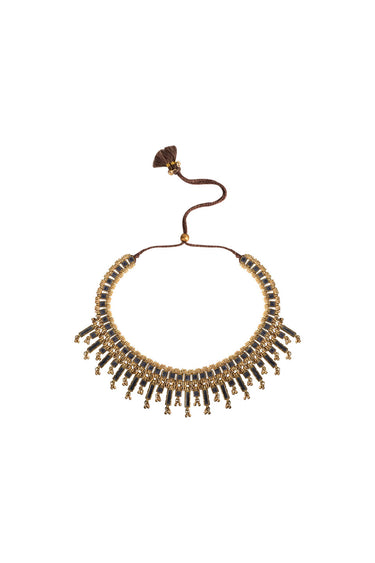 Enamel Falak Qabeela Necklace