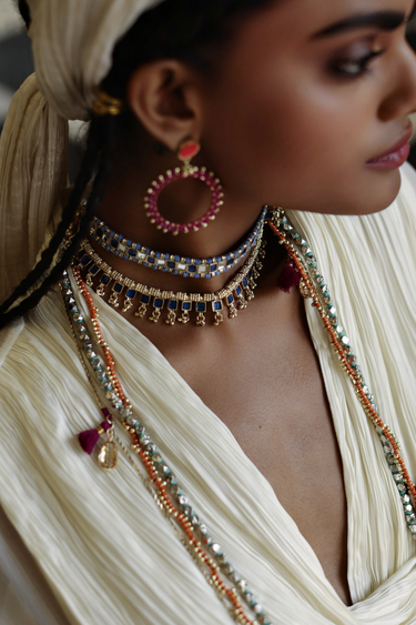 Falak Enamel Necklace