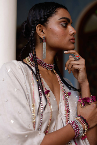 Falak Silver Earrings