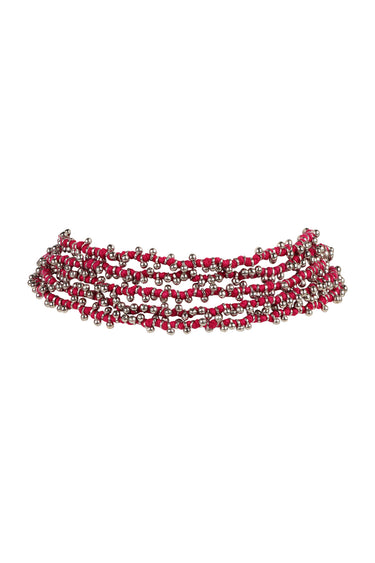 Fuljhadi Silver Bajra Necklace