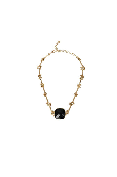 Square Stone Single Pendant Choker