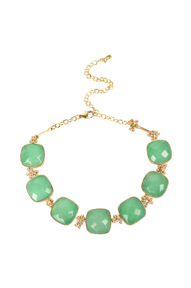 Square Stone Necklace