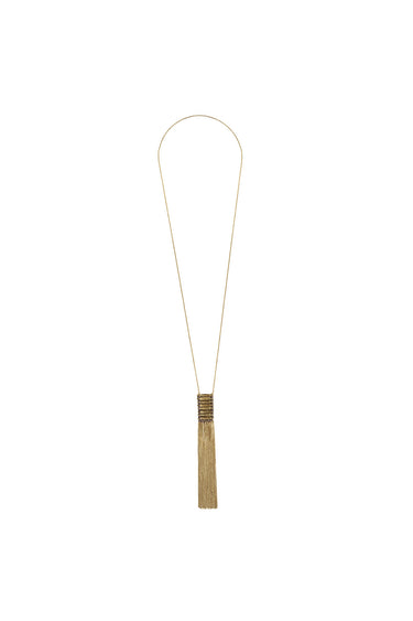 Nabila  Fringe Lariat Necklace