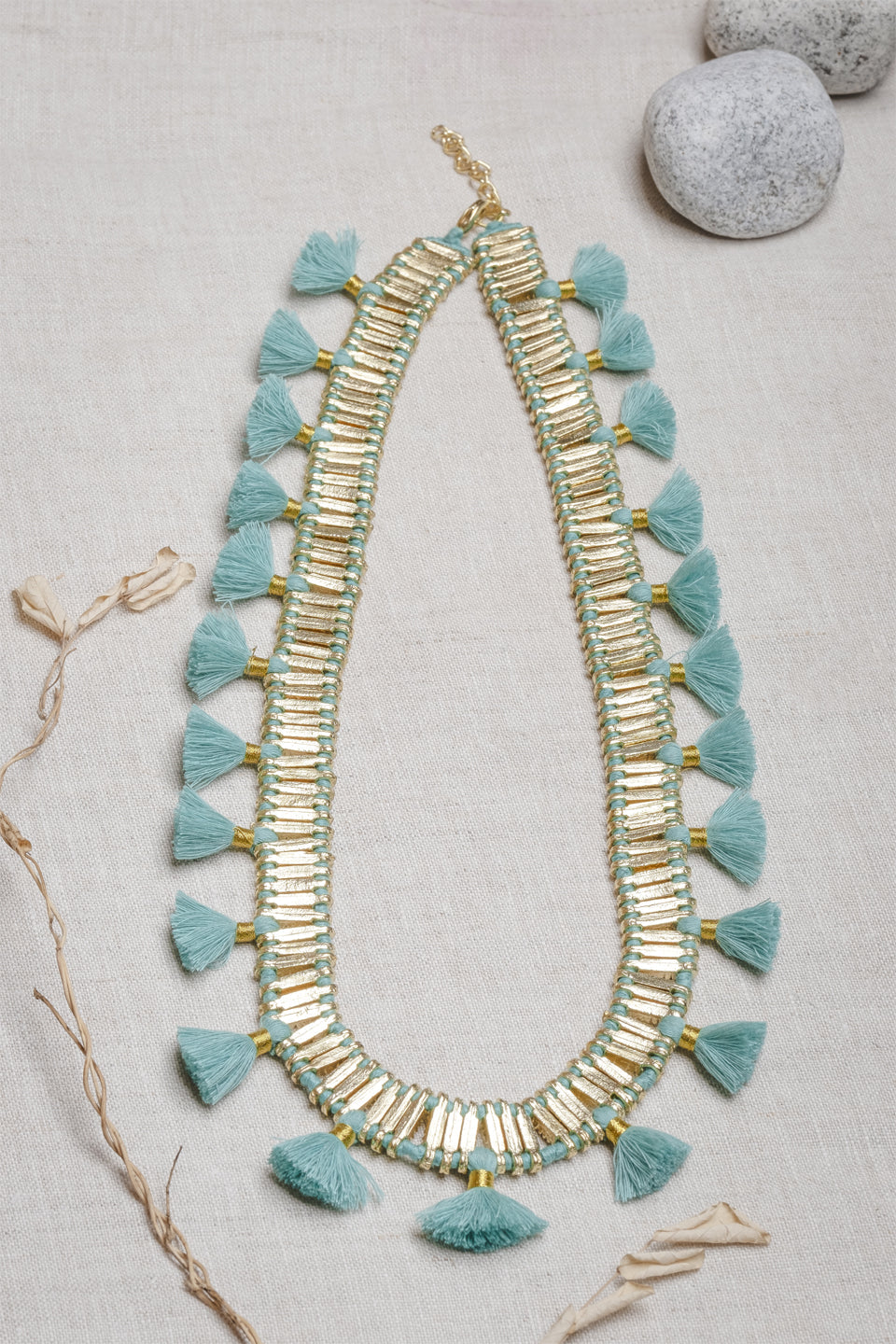 Naaz Long Tassel Necklace
