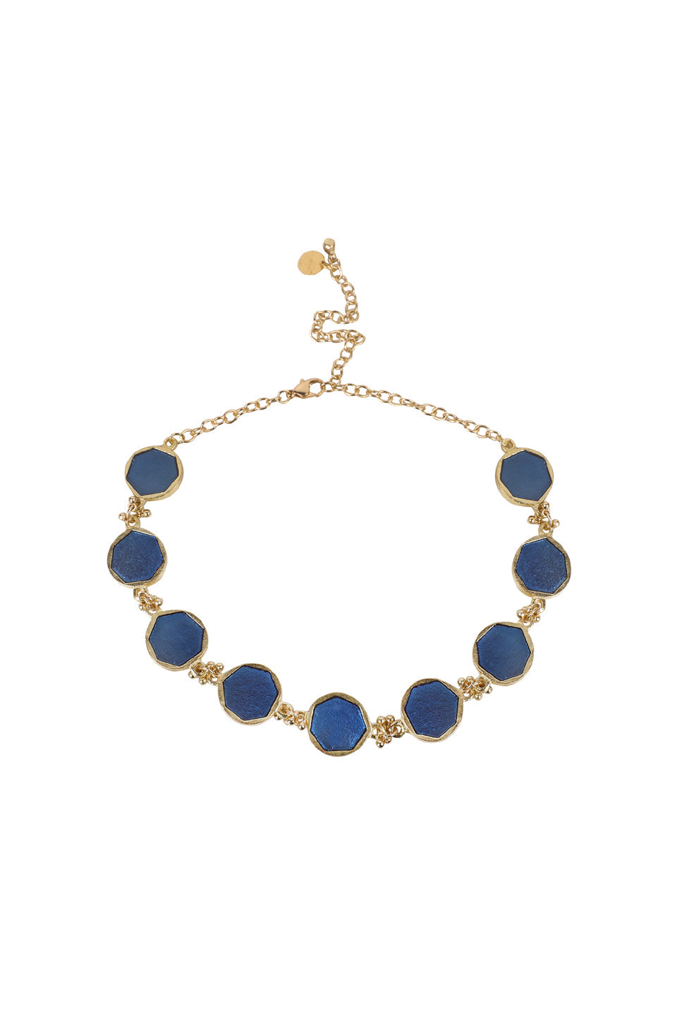 Glass Royal Blue Sahar Reversible Necklace
