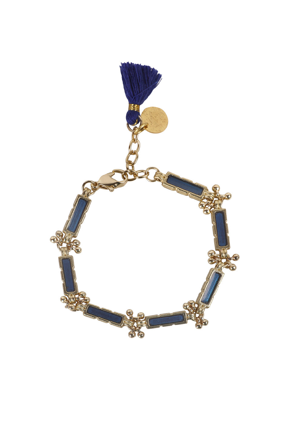 Glass Royalblue Sahar Enamel Bracelet
